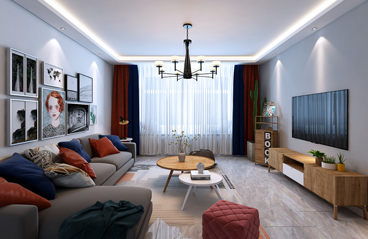 大慶市華溪御景 北歐風(fēng)109平三室